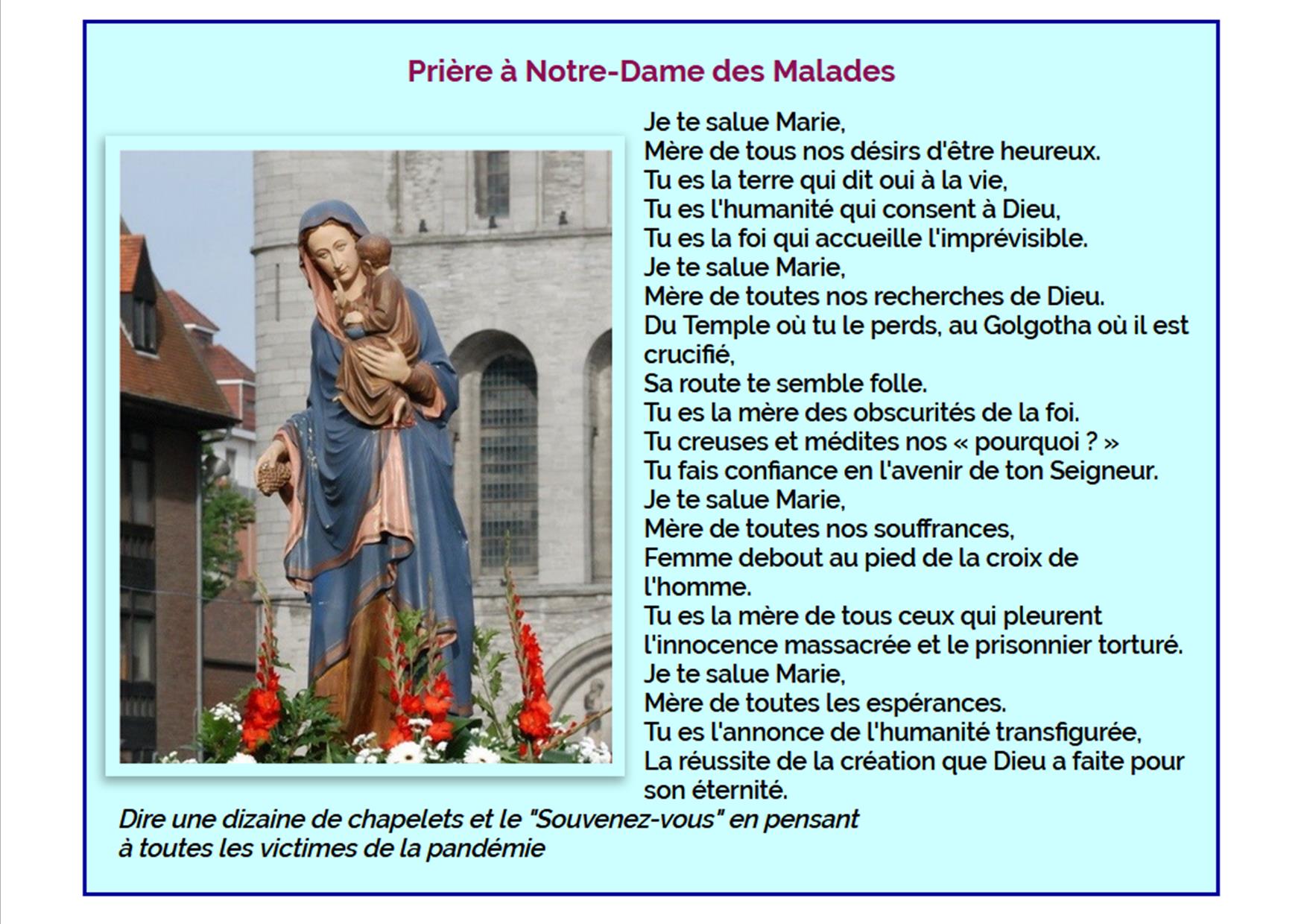 PRIERE UNITE PASTORALE SainteMarieMadeleine